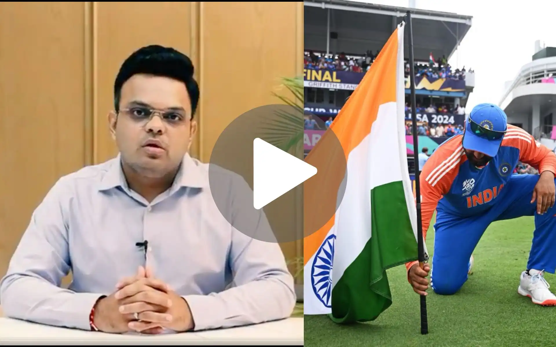[Watch] 'India To Win Champions Trophy Under Rohit's Captaincy..' - Jay Shah Makes 'T20 WC Win-like' Promise